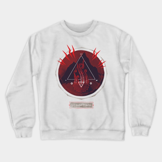 Mountain of Madness Crewneck Sweatshirt by againstbound